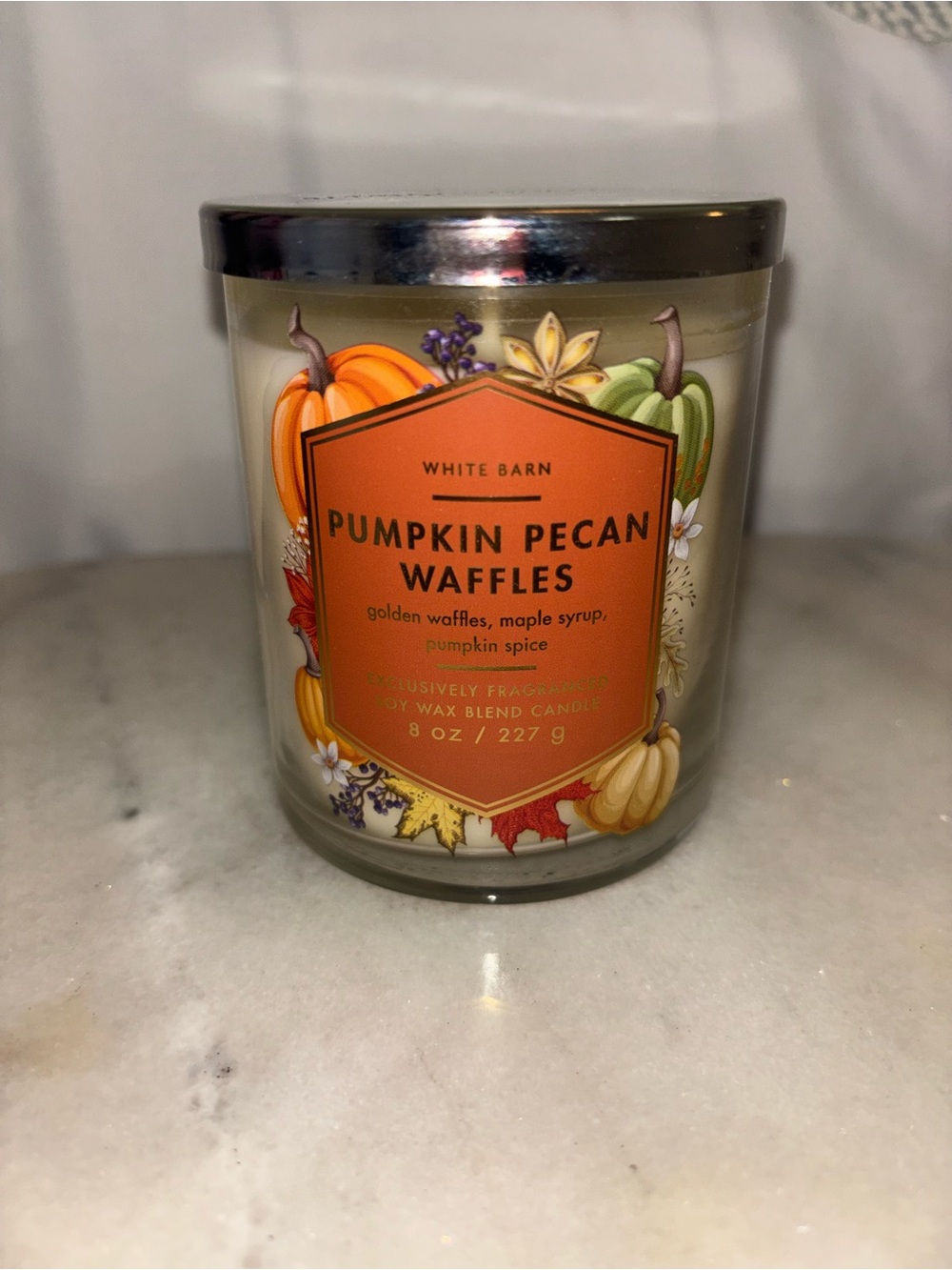 Bath & Body Works - Pumpkin Pecan Waffles Candle - NEW